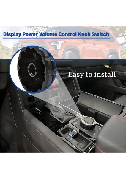 Toyota Tundra Sequoia 2022-2025 Araç Ekran Güç Kontrol Ses Düğmesi 86128-0C060 (Yurt Dışından) modelleri