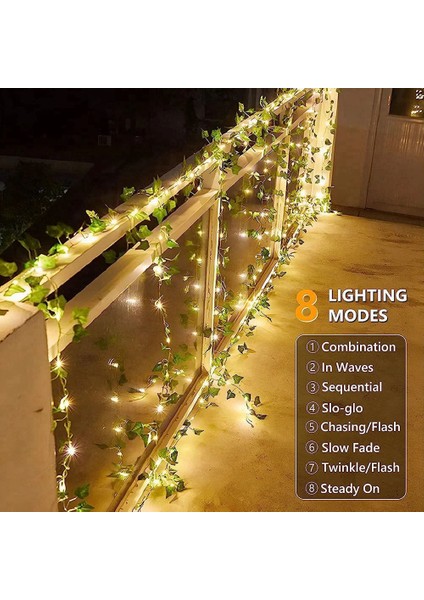 Güneş Enerjili Rattan Işık Zinciri Dış Mekan Rattan Dekoratif Işık Zinciri 5m (Yurt Dışından) modelleri