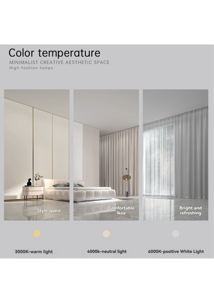 6W Modern LED Avize Çift Başlı Minimalist Uzun Hatlı Lamba B (Yurt Dışından) modelleri