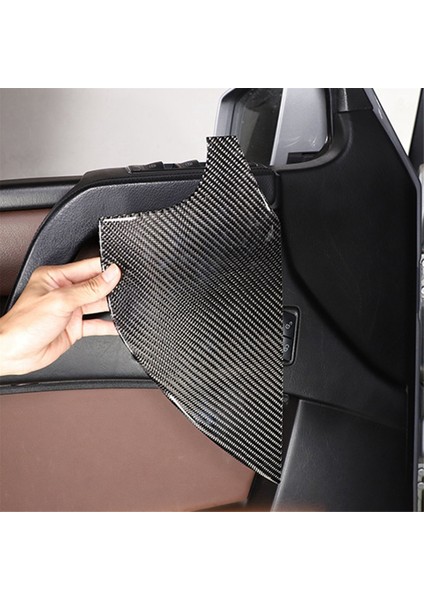 Mercedes-Benz G-Class W463 2013-2018 Için Gerçek Karbon Fiber Kapı Çarpışma Önleyici Minder Araç Iç Mekan Modifikasyon Parçaları (Yurt Dışından) indirimleri