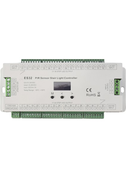 32CH ES32 Pır Sensörlü Merdiven Lambası Kontrol Cihazı Insan Vücudu Kızılötesi Endüktif Anahtar Tek Renk Merdiven Lambası Kontrolü (Yurt Dışından) fırsatları