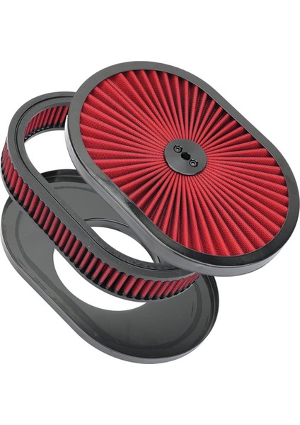 2000-2017 Ford Fiesta 1995-1999 Chevy Silverado Sbc Bbc Spor Hava Filtresi Için Oval Yüksek Akışlı Hava Filtresi (Yurt Dışından) fırsatları