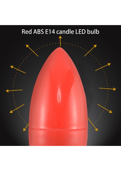 LED Mum Işığı Mum Ampulleri Kırmızı Şans Lambası Tanrı Işıkları Enerji Tasarruflu Mum Işıkları, E14 (Yurt Dışından) fiyatları