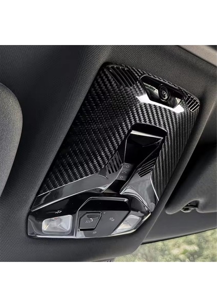 Bmw Mini Cooper F65 F66 U25 Countryman 2024 2025 Için Gerçek Sert Karbon Fiber Araba Tavan Okuma Lambası Kapak Çerçevesi Çıkartması (Yurt Dışından) fiyatları