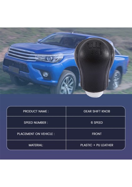 Toyota Hilux Revo 6 Vites Için Deri Vites Topuzu Vites Kolu (Yurt Dışından) fiyatları