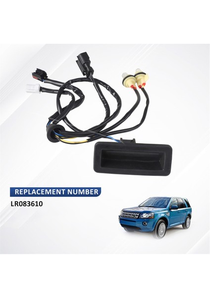 Land Rover Freelander 2 2008-2015 LR083610 Arka Bagaj Kapağı Açma Kolu Anahtarı (Yurt Dışından) modelleri