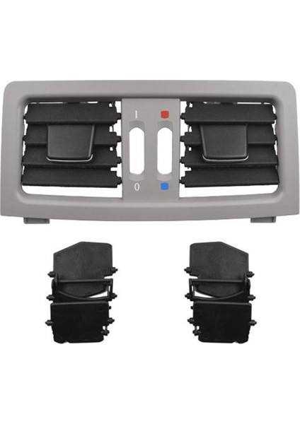Bmw E60 E61 5 Serisi Gri Arka Klima Havalandırma Izgarası Kapağı Ac Çıkış Kanalı Kaplaması (Yurt Dışından)