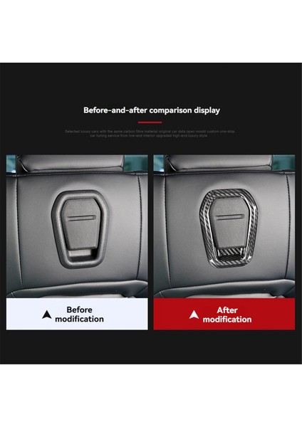 Ford Mustang 2024 Araç Iç Döşeme Etiketi Modifikasyon Aksesuarları Için Gerçek Karbon Fiber Araba Koltuğu Kolu Kılıfı (Yurt Dışından) modelleri