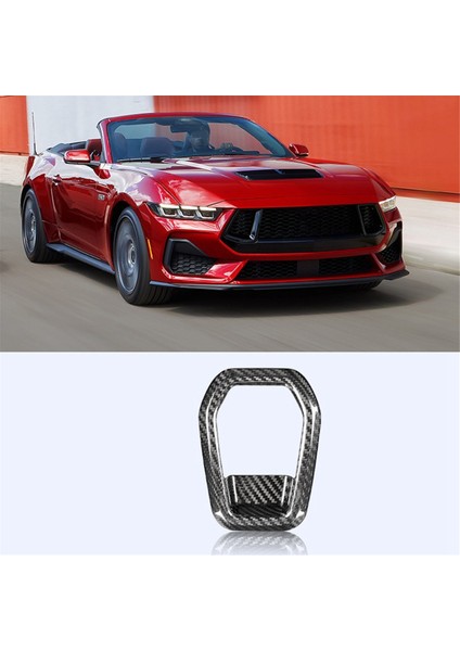Ford Mustang 2024 Araç Iç Döşeme Etiketi Modifikasyon Aksesuarları Için Gerçek Karbon Fiber Araba Koltuğu Kolu Kılıfı (Yurt Dışından) indirimleri