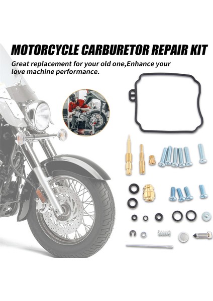 Yamaha XVS65A V-Star 650 Classıc 1998-2005 Için 2 Set Motosiklet Karbüratör Contası Tamir Takımı (Yurt Dışından) fırsatları