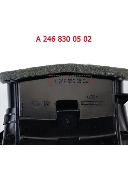 Mercedes-Benz W176 W246 W156 W117 Ab Cla Gla Gri Için Arka Orta A/c Hava Kanalı Havalandırma Tertibatı A2468300502 A 246 830 05 02 (Yurt Dışından) fırsatları