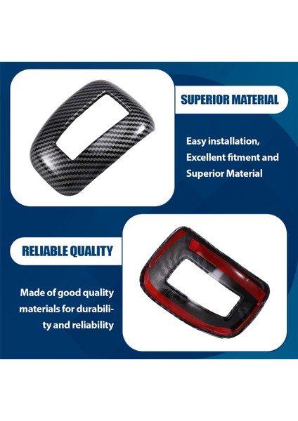 Mitsubishi Outlander 2023'E Uygun Araç Vites Topuzu Baş Dekorasyon Çerçeve Kapağı Döşeme Çıkartmaları Aksesuarları (Yurt Dışından) indirimleri