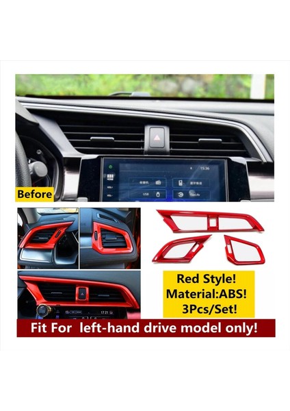 Honda Için Sol El Direksiyonlu Merkezi Kontrol Çıkışı Hava Menfezi Kapağı Kaplaması (Yurt Dışından) fiyatları