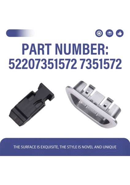 Bmw 5 7 Serisi G11 G12 G38 Için Saklama Bölmesi Düğmesi Araba Aksesuarları 52207351572 7351572 (Yurt Dışından) fırsatları