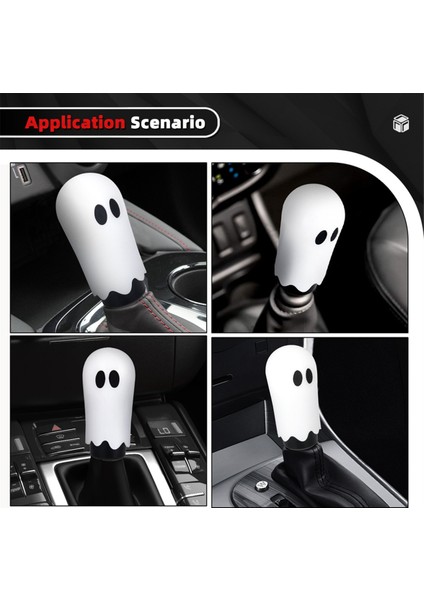 Cadılar Bayramı Tarzı Hayalet Vites Topuzu 3 Adaptörlü M8/10/12 Kişiselleştirilmiş Yaratıcılık Araba Dekorasyonu D (Yurt Dışından) fırsatları