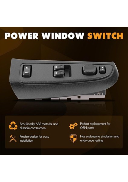 Chevrolet Silverado Gmc Sierra 2003-2007 Lhd Için Ön Sol Elektrikli Cam Anahtarı Cam Kaldırma Düğmesi 15883318 (Yurt Dışından) indirimleri