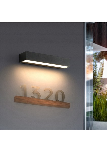 Açık Hava Su Geçirmez Şerit Duvar Lambası Bahçe Veranda Duvar Lambası, E (Yurt Dışından) fiyatları