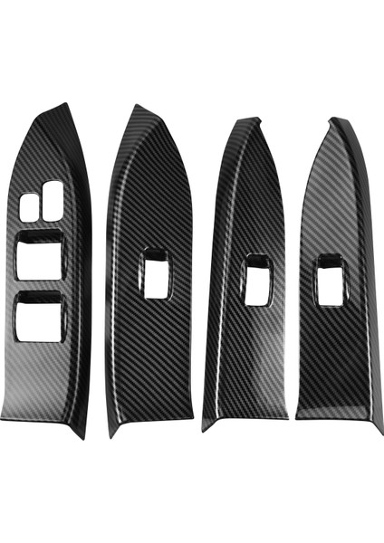 Mitsubishi Pajero 2007-2019 Araç Iç Cam Kaldırma Anahtarı Düğme Paneli Kapağı Döşeme Çerçevesi Dekoratif Aksesuarlar (Yurt Dışından)