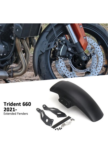 TRIDENT660 Trident 660 Trıdent 660 2021-2024 Için Motosiklet Aksesuarları Ön Çamurluk Çamurluk Uzatma Kiti (Yurt Dışından) modelleri