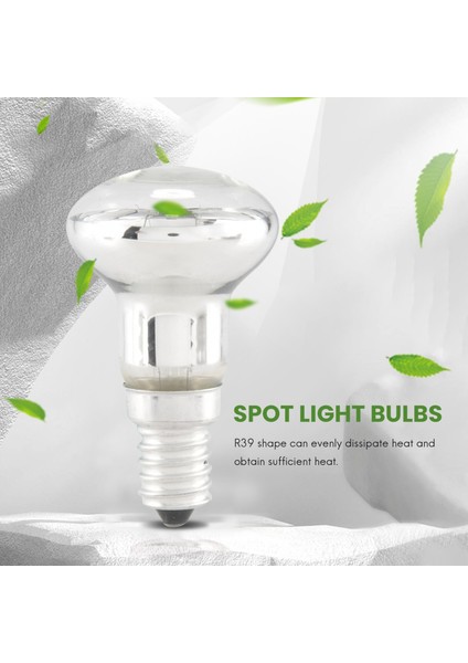 Yedek Lav Lambası E14 R39 30W Spot Vidalı Ampul Şeffaf Reflektörlü Spot Ampuller Lav Akkor 3 Adet (Yurt Dışından) fiyatları
