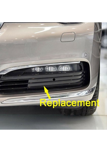 Bmw 7 Serisi G11, G12 Için 1 Çift Ön Tampon Sis Farı Izgara Kapağı Döşemesi 51117358789 51117358790 51117362693 (Yurt Dışından) fırsatları