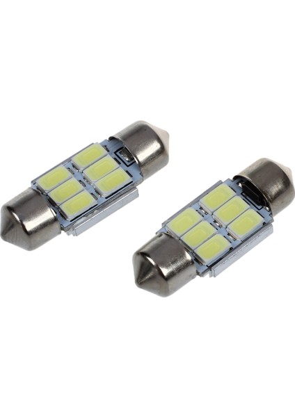 2 x 31 mm 6 5630 Smd LED Festoon Iç Mekan Aydınlatması 3W 195LM 6500K (Yurt Dışından)