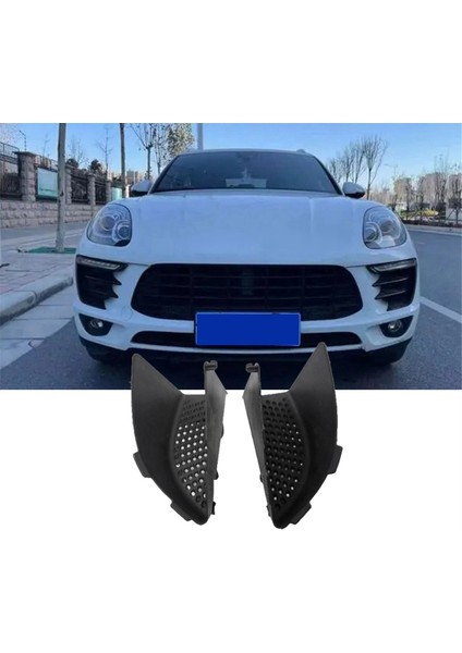 Porsche Macan Için 1 Çift Ön Tampon Hava Kanalı Kılavuz Kapağı Kapağı (Yurt Dışından) modelleri