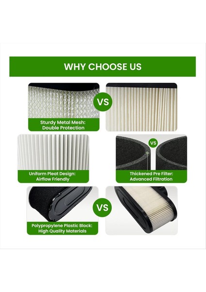 Kawasaki FR691V FR651V Için 4'lü Paket 11013-0752 Hava Filtresi (Yurt Dışından) modelleri