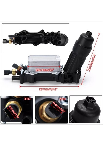 Jeep Dodge Chrysler Motor Alüminyum Gövde Yağ Filtresi Tertibatı (Yurt Dışından) fiyatları