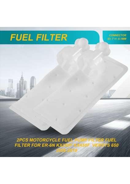 Kawasaki Er-6n KX250F KX450F 650 2006-2019 Için 2 Adet Yakıt Pompası Filtresi (Yurt Dışından) fırsatları