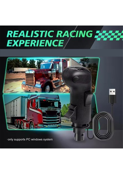 Logitech G29 G27 G25 G923 Thrustmaster TH8A Yüksek Düşük Vites Simülatörü Için Pc USB Vites Topuzu Ats Ets2 Için Vites Topuzu (Yurt Dışından) fırsatları