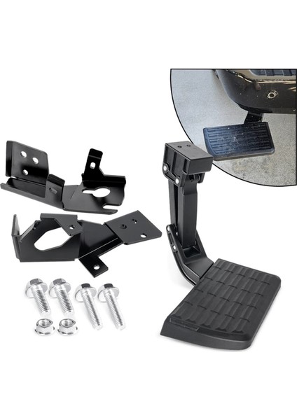 Ford F250 F350 F450 2017-2022 Super Duty Için Geri Çekilebilir Araç Arka Bagaj Kapağı Basamağı (Yurt Dışından) modelleri