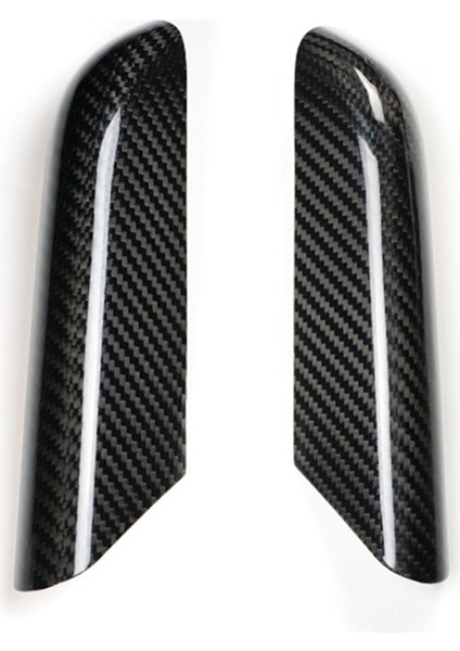 Mını Cooper S Se J01 2024-25 B Için Gerçek Karbon Fiber Iç Konsol Kontrol Alt Parçası Iki Yan Kapak Çerçevesi Döşemesi (Yurt Dışından)