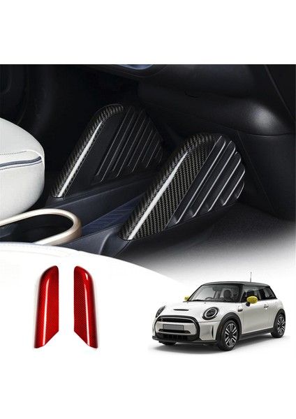 Mını Cooper S Se J01 2024-25 B Için Gerçek Karbon Fiber Iç Konsol Kontrol Alt Parçası Iki Yan Kapak Çerçevesi Döşemesi (Yurt Dışından) fiyatları