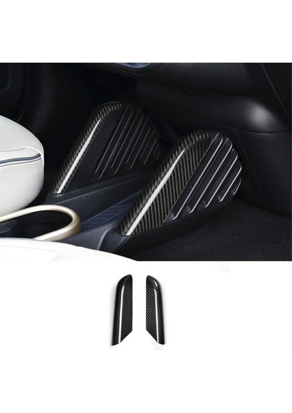 Mını Cooper S Se J01 2024-25 B Için Gerçek Karbon Fiber Iç Konsol Kontrol Alt Parçası Iki Yan Kapak Çerçevesi Döşemesi (Yurt Dışından) fırsatları
