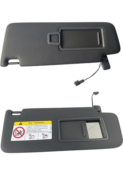 Skoda Octavia 3 A7 Fabia Mk3 Karoq Rapid Seat Leon Arona Ibiza/st 5G0857551 5G0857552 Için L+R Iç Güneşlik W/ayna (Yurt Dışından)