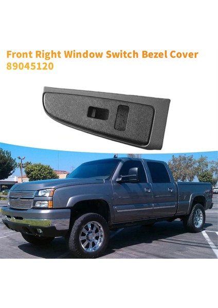 Chevy Silverado Avalanche Gmc Sierra 1500 2500 3500 03-07 Için Ön Yolcu Kapısı Cam Anahtarı Çerçevesi 89045120 (Yurt Dışından) fiyatları