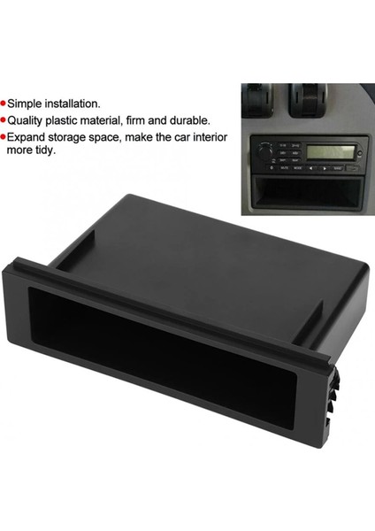 Stereo Radyo Için Evrensel Araba Çift 1 Din Gösterge Paneli Bardak Tutucu Saklama Kutusu Plastik (Yurt Dışından) modelleri