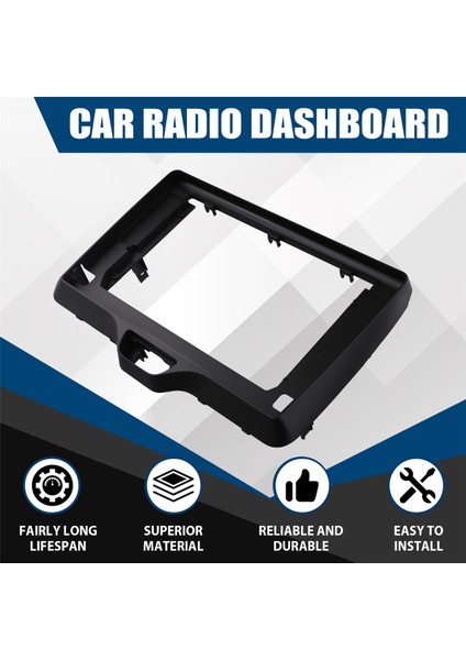 Toyota Yaris 2019+ Üst Düzey Sağdan Direksiyonlu Araç Çerçevesi Fasya Adaptörü Android Radyo Gösterge Paneli Montaj Kiti (Yurt Dışından) fırsatları