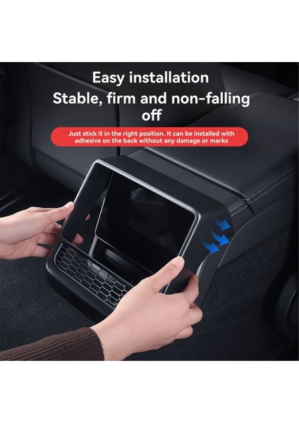 Tesla Model 3/y Abs Siyah Iç Aksesuarlar Arka Hava Çıkışı Trim Koruyucu Kapak Model 3 Highland Dekor Parçaları Lhd (Yurt Dışından) indirimleri