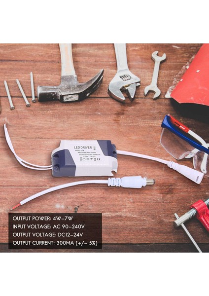 LED Transformatör - Sabit Transformatör 4-7W LED Sürücü Güç Kaynağı Transformatörü DC12-24V Dayanıklı (Yurt Dışından) modelleri