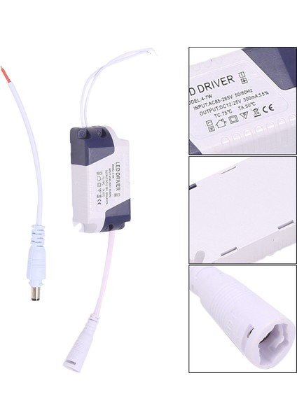 LED Transformatör - Sabit Transformatör 4-7W LED Sürücü Güç Kaynağı Transformatörü DC12-24V Dayanıklı (Yurt Dışından) indirimleri