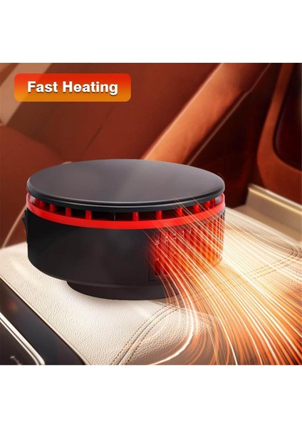 Araba Isıtıcı Taşınabilir Araba Isıtıcı Araba Isıtıcı Buz Çözücü Siyah ve Kırmızı (Yurt Dışından) indirimleri