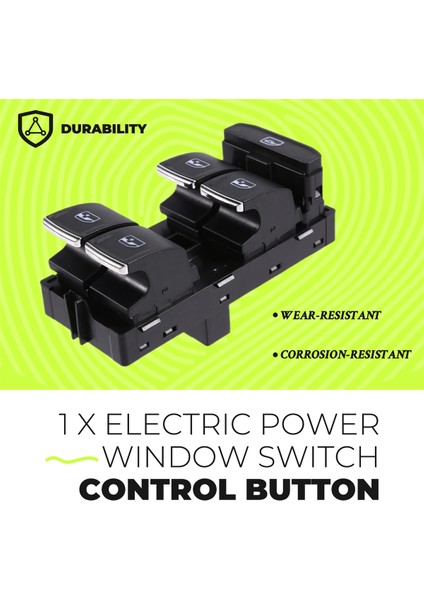 Skoda Octavıa 2013-2017 Lhd Için 5ED959857A Elektrikli Cam Anahtarı Kontrol Düğmesi Ön Sol (Yurt Dışından) indirimleri