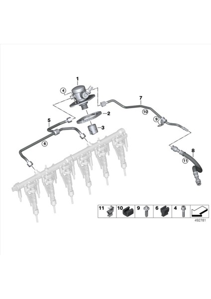 13538488084 Bmw 7' New Energy Için Araç Yakıt Hortumu Yakıt Borusu (Yurt Dışından) indirimleri