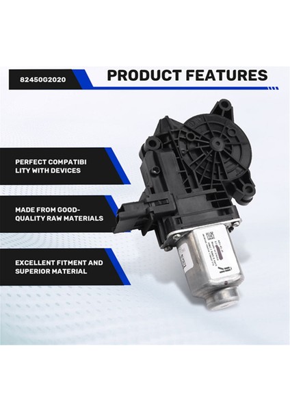 82450G2020 Hyundai Ioniq 2017-2022 Için Otomatik Yukarı ve Aşağı Hareket Özellikli Sol Kapı Pencere Motoru (Yurt Dışından) modelleri