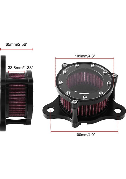 Sportster XL883 XL883N Için Hava Temizleyici Giriş Filtresi Sistemi Kiti (Yurt Dışından) fırsatları