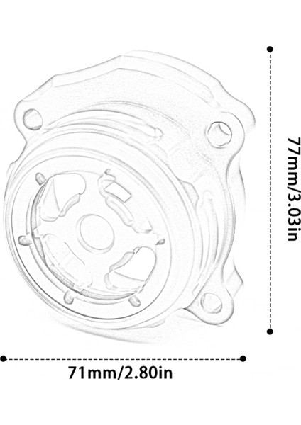 Honda CRF300L 2021-2022 CRF250L 2013-2021 Crf 250L Rally 2017-2021 Kırmızı Motosiklet Motor Yağı Filtre Kapağı (Yurt Dışından) fiyatları