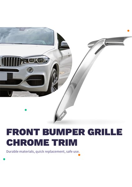 Bmw F15 X5 Ön Tampon Izgarası Krom Kaplama (2014-2018) Sol Kapaklar Sol 51117325395 (Yurt Dışından) fırsatları