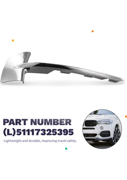 Bmw F15 X5 Ön Tampon Izgarası Krom Kaplama (2014-2018) Sol Kapaklar Sol 51117325395 (Yurt Dışından) indirimleri